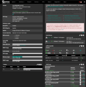 Configure HAProxy To Serve pfSense GUI